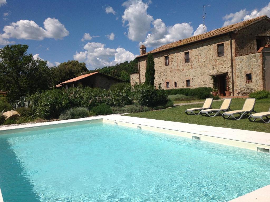 Vila Antico Casale L'Impostino Civitella Marittima Exteriér fotografie